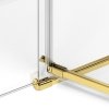 NEW TRENDY Kabina prysznicowa podwójne drzwi uchylne AVEXA GOLD SHINE Linia Platinium 100x90x200 EXK-1701