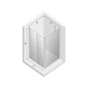 NEW TRENDY Kabina prysznicowa NEW SOLEO z podwójnymi drzwiami uchylnymi 70x100 D-0143A/D-0093B