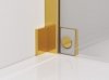 NEW TRENDY - Kabina prysznicowa prostokątna AVEXA GOLD BRUSHED EXK-1746/47 Złote Profile 90x100x200