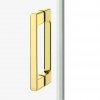 NEW TRENDY Kabina prysznicowa drzwi podwójne przesuwne PRIME LIGHT GOLD 100x90x200 D-0420A/D-0419A