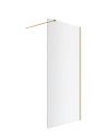 EXCELLENT Vidoq walk-in ścianka prysznicowa prosta 90x200 cm, powłoka Clean Control, złoty połysk KAEX.1506.900.LP.GL