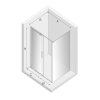NEW TRENDY Kabina prysznicowa przesuwna SMART BLACK 100x120 EXK-4128