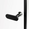 NEW TRENDY Drzwi wnękowe prysznicowe podwójne otwierane NEW SOLEO BLACK 170x195 D-0250A
