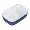 ELITA UMYWALKA NABLATOWA RENI BICOLOR WHITE HG / NAVY BLUE MATT RE040460896170