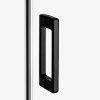 NEW TRENDY Kabina prysznicowa drzwi podwójne przesuwne PRIME BLACK 120x90 D-0320A/D-0315A