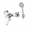 KUCHINOX - Bateria natryskowa ATEZ ścienna z zestawem natryskowym Chrom BTK_041D 