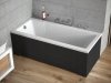 BESCO Obudowa wanny panel uni ryfle matt black 170 #OAPM-170URB