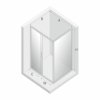 NEW TRENDY Kabina prysznicowa drzwi przesuwne NEW CORRINA  100x80x195  D-0089A/D-0078B