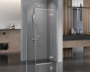 NEW TRENDY Kabina prysznicowa KALIBRA S CHROM 80x80x195 szkło 6mm K-4979-S