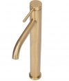 REA - Bateria Umywalkowa CLIF ZŁOTA SZCZOTKOWANA / GOLD BRUSH wysoka