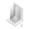 NEW TRENDY Kabina przyścienna AVEXA GOLD SHINE 80x110x200 EXK-2128/EXK-2098 POLSKA PRODUKCJA