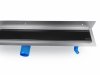 OKEDA Przyścienny odpływ liniowy OKEDA® PRIME LINE™ - BLACK GLASS - CZARNE SZKŁO 70cm 21700.06