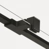 NEW TRENDY Kabina prysznicowa Avexa Black XR , podwójne drzwi 90x80x200 EXK-6914