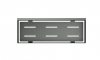 OMNIRES koszyk prysznicowy, 30 x 5 x 11 cm grafit UN10335GR