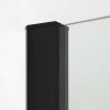 NEW TRENDY - Kabina ścianka walk-in NEW MODUS BLACK 80cm EXK-0064