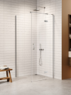 NEW TRENDY Kabina NESTA chrom 1D prostokątna L 80x70x200 czyste 6mm Active Shield 2.0 K-3596