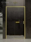 NEW TRENDY Drzwi prysznicowe wnękowe PRIME LIGHT GOLD 110x200 D-0422D-0423A