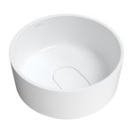 OMNIRES Umywalka nablatowa, ø42 cm CADENCE M+ biały mat