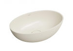 OMNIRES umywalka nablatowa, 50 x 32 cm SHELL M+ white sand mat (WS) SHELL500UNWS