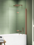 NEW TRENDY Parawan nawannowy New Soleo Copper Brushed 110x140, dwuelementowy P-0137/P-0138