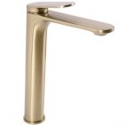 REA - Bateria Umywalkowa MARCO Brush Gold / Złota Szczotkowana Wysoka
