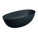 OMNIRES Wanna wolnostojąca 160x75 SHELL M+  black lava SHELLWWBLV