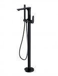 CERSANIT - Bateria wannowo-natryskowa wolnostojąca CREA czarna  S951-308