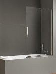 NEW TRENDY Parawan nawannowy Smart 100x150, dwuelementowy, wspornik skośny EXK-4096-WU