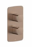 ARMATURA KRAKÓW KFA Bateria termostatyczna podtynkowa MALAGA BRUSHED ROSE GOLD/MIEDŹ SZCZOTKOWANA 5759-001-34