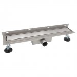 AQUALINE Odpływ liniowy przyścienny 2w1 ze stałym syfonem 90cm LS04900