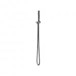 CERSANIT - Zestaw natryskowy z przyłączem kątowym ZEN by Cersanit czarny gun metal  S951-781