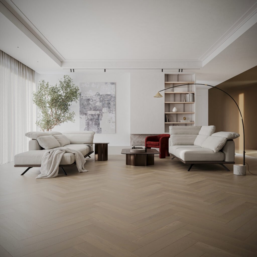 Panele winylowe jodełka VinylTechLab Royal Castle Ducale