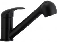 ARMATURA KRAKÓW KFA Bateria kuchenna z wyciąganą wylewką INDIRA BLACK 6613-110-81 