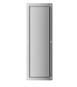 BALNEO Schowek na szczotkę WC Balneo Wall Box Brush L Tiles lewy do wbudowania w ścianę ze stali nierdzewnej pod płytkę
