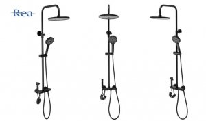 REA - Zestaw Prysznicowy REA MAX Black/Czarny