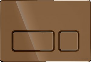 CERSANIT - Przycisk spłukujący BLOCK miedź błyszcząca  K97-0453