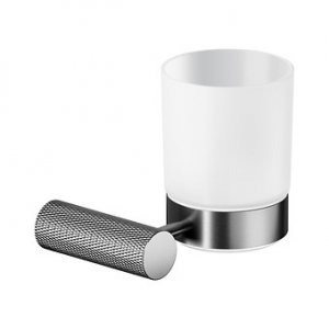 CERSANIT - Kubek ścienny czarny gun metal  S951-904