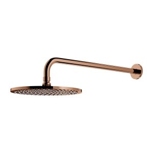  OMNIRES Deszczownica z ramieniem, ø25 cm SLIMLINE miedź WGSET1CP 