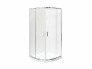 BESCO Kabina prysznicowa półokrągła Modern Chrom 80 x 190 MP-80-190-C