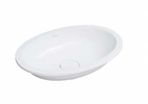 OMNIRES umywalka podblatowa, 48 x 31 cm SHELL M+ biały mat SHELL480UPBM