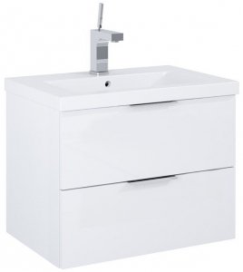 AQUAFORM - Set FRAME 50 2S zestaw szafka + umywalka WHITE/BIAŁY  169181