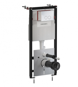OMNIRES STRONGFRAME stelaż podtynkowy do miski toaletowej + MINIMAL przycisk spłukujący FLUSH SET chrom połysk STFWC1M-RCR