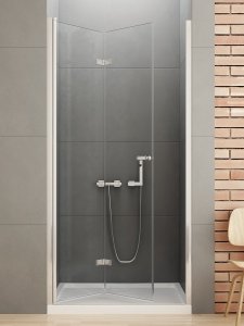 NEW TRENDY Drzwi prysznicowe wnękowe składane NEW SOLEO 100x195 cm D-0135A/D-0136