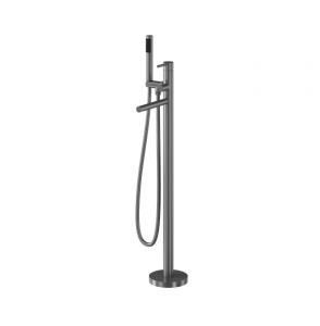 BESCO Bateria wannowa wolnostojąca Zea gun metal BW-Z-GR