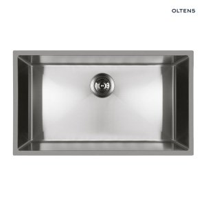 Oltens Stalvask zlewozmywak stalowy 1-komorowy 76x44 cm stal polerowana 71102100