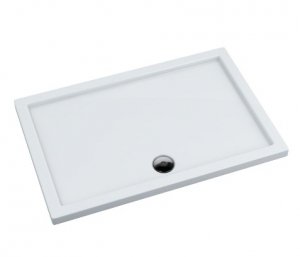 AQUAFORM - Brodzik prysznicowy prostokątny SLIM biały 90X120X5/3 FI90