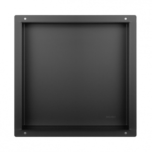 Balneo Półka wnękowa bez kołnierza Wall Box No rim 30 x 30 x 10 cm, czarna