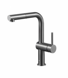 ARMATURA KRAKÓW KFA DUERO EDGE GUN METAL GREY bateria kuchenna z wyciąganą wylewką 6623-510-61