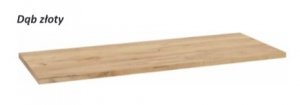 AQUAFORM - blat umywalkowy OTTIMA 100 pełny 100X2,5X46 Dąb złoty  AQ.401-17010090