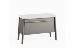 KROFAM - Siedzisko DUKLA 68 cm ( z frontem, klapą), szary  DU 6808-44Z-S